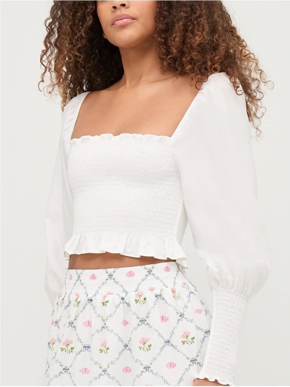 Hill House Home The Grace Nap Top White Size M NWT